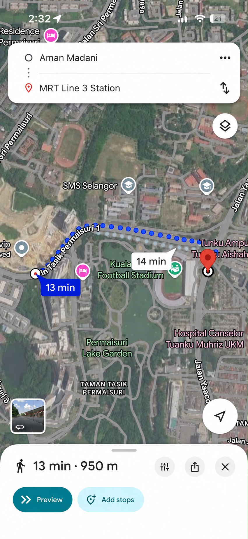 Aman Madani ke MRT Line 3 Station